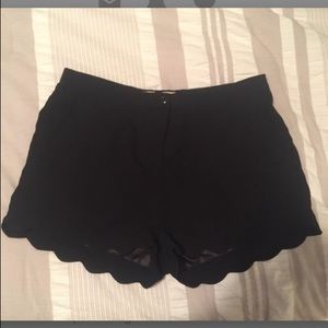 Black dress shorts